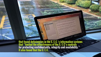 S.E.C. Says It Was a Victim of Computer Hacking Last Year