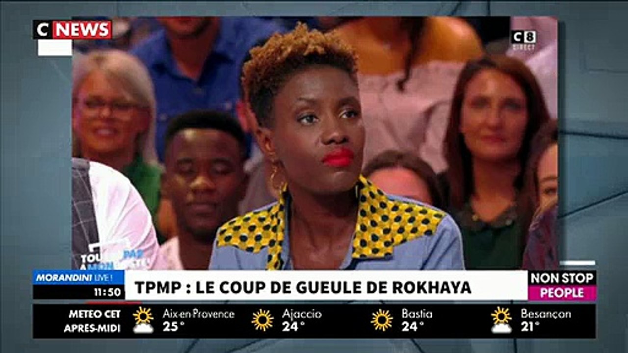 Faut-il instaurer des quotas de "minorités visibles" à la télévision ? Rokhaya Diallo répond dans "Morandini Live" - VID