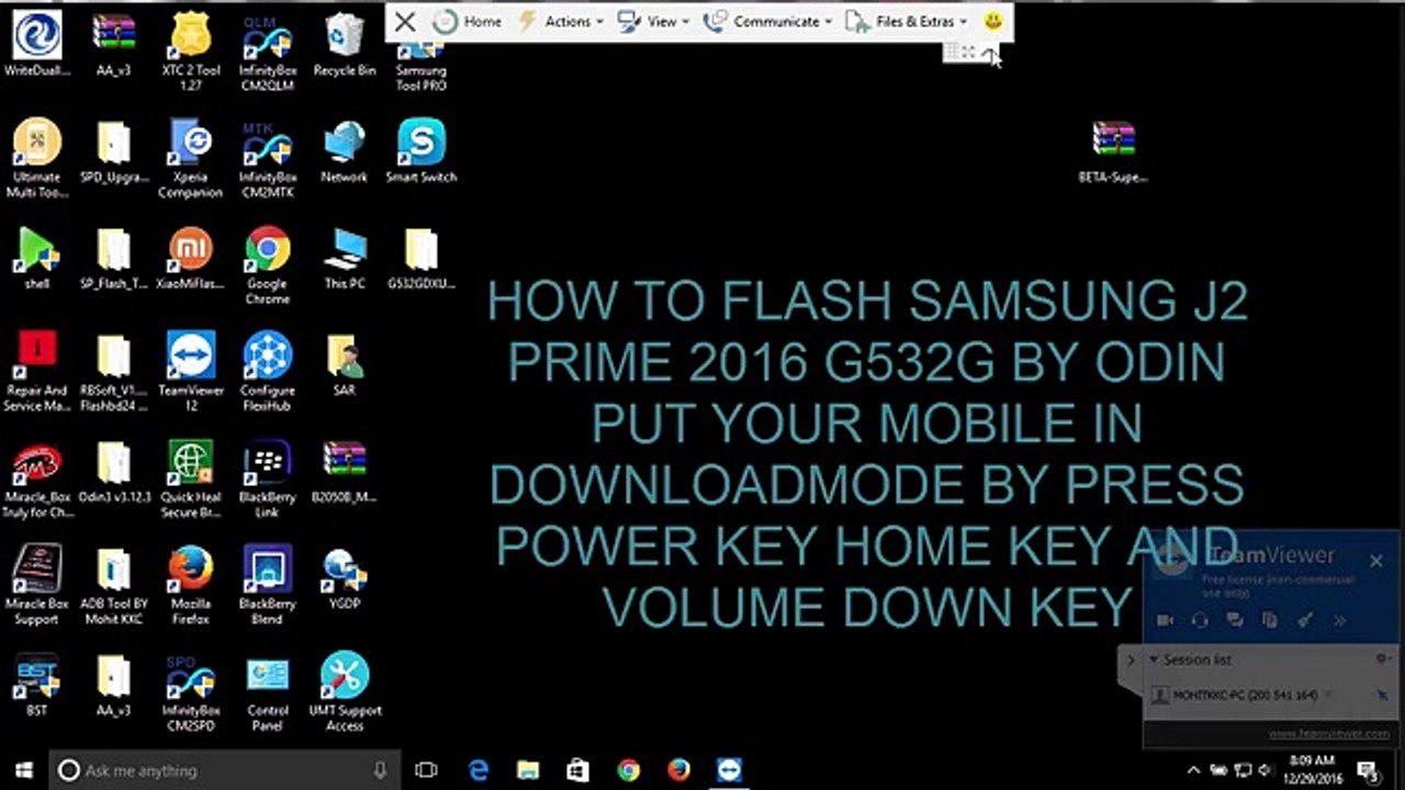 How To Flash Samsung Galaxy J2 Prime SM-G532G 6.01