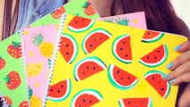 DIY: Fruity Notebook Covers | Back to School