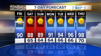 90 degrees in Phoenix for the first of Fall