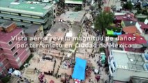 Vista aérea revela magnitud de daños por sismo en Ciudad de México