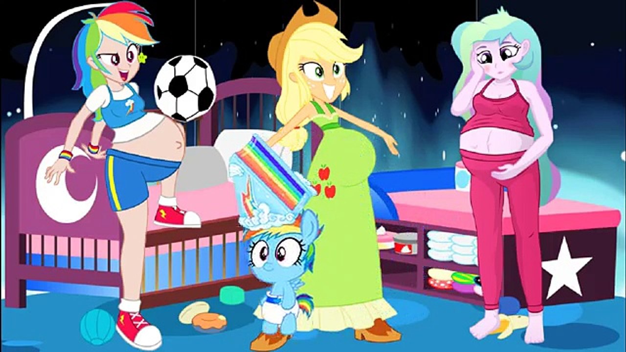 MLP Transforms Equestria Girls PREGNANT Edition Coloring Book With ...
