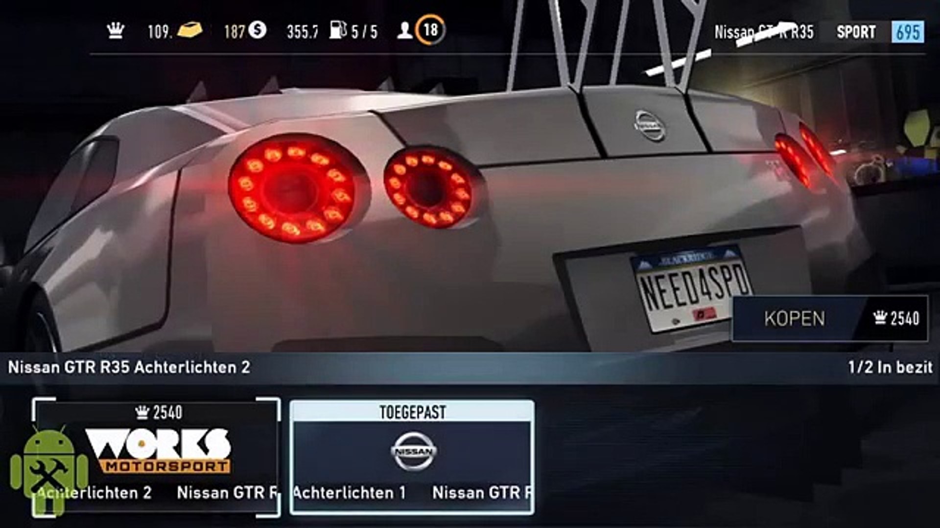 Need For Speed No Limits Nissan Gt R R35 Customisation Gameplay Android Ios Video Dailymotion