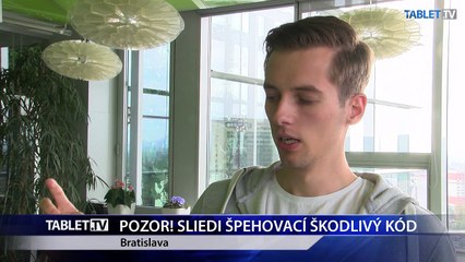 POZOR! SLIEDI ŠPEHOVACÍ ŠKODLIVÝ KÓD