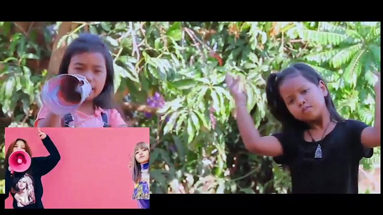 chết cười với màn cover "bình dân" MV "Whistle" (BlackPink) của 4 cô nhóc Thái Lan