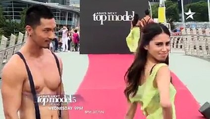 Clip Minh Tú ngất xỉu khi trình diễn tại Asia's Next Top Model 2017
