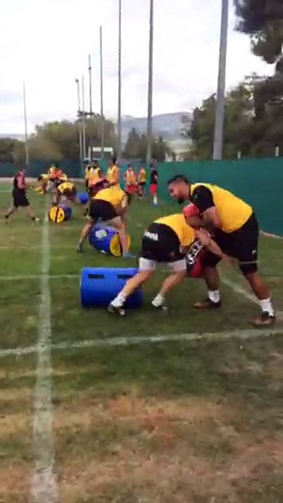 ENTRAINEMENT DU RCT J 2 . SFPRCT .