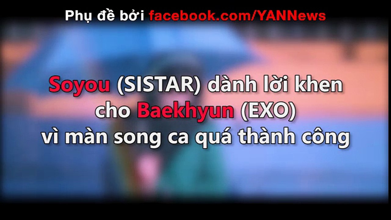 Soyou (SISTAR) dành lời khen cho Baekhyun (EXO) vì màn song ca quá thành công