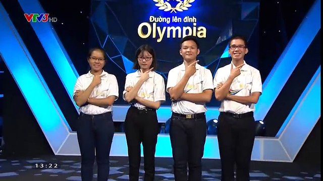 Thí sinh và giáo viên òa khóc vì giải được ô từ khóa ở vòng thi thứ hai tại Olympia