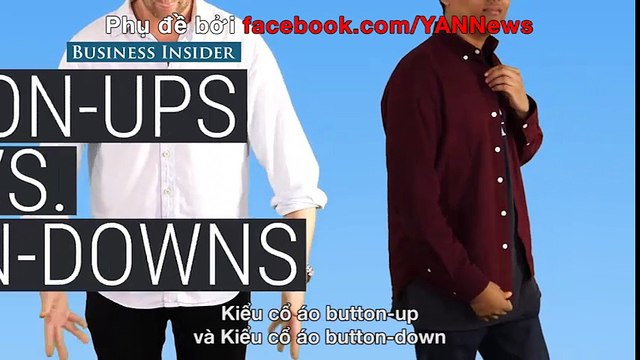 sự khác biệt giữa áo sơ mi có nút và không nút trên cổ