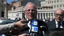 Kuczynski y el papa hablaron de la lucha contra la pobreza y la corrupción