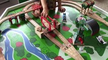 Thomas and Friends Wooden Play Table | Playtime with Thomas Train Spencer, Hiro, Salty & Rosie