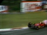 Gran Premio d'Italia 1985: Sorpasso di N. Piquet ad Alboreto e intervista a Cheever