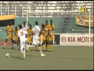 1er but de l'AFAD face à l'ASEC Mimosas