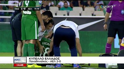 Παναθηναϊκός-ΑΕΛ 2-0 2017-18 Κύπελλο Σκάι