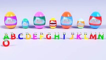 Learn Alphabet With Surprise Eggs For Kids - Opening ABC Surprise Eggs - Binkie TV