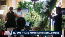 DOJ says it has two witnesses on Castillo hazing
