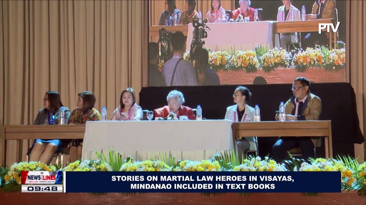 Stories on Martial Law heroes in Visayas, Mindanao included in textbooks