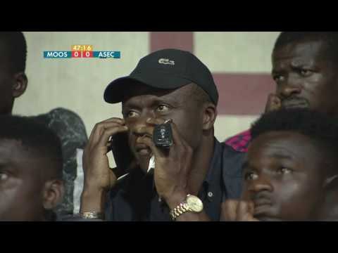 15e journée Ligue 1 Moossou FC -ASEC Mimosas mi-temps 2