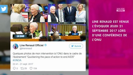 Line Renaud évoque son combat contre le Sida à l’ONU