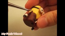 How to make miniature Bob, Kevin and Stuart minions out of polymer clay (Minions Movie)