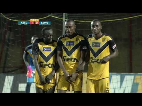 17e journée Ligue 1 ASEC Mimosas -Séwé Sports mi-temps 2