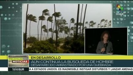 Huracán María deja un muerto y un desaparecido en República Dominicana