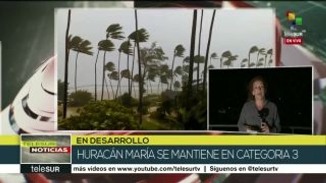 Huracán María deja más de 14 mil desplazados en República Dominicana