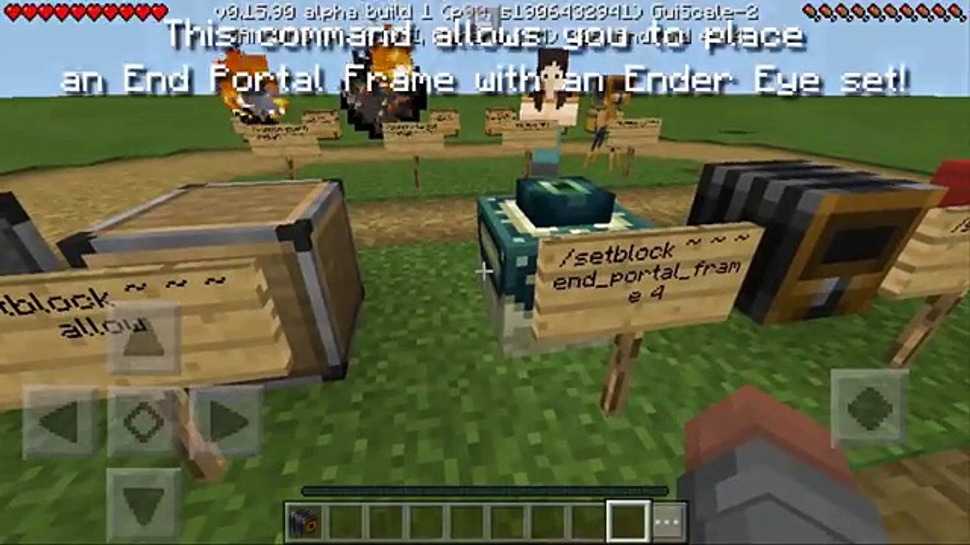 Mcpe 0 15 90 Secret Items Blocks Entities Only Works In Beta Build 1 Video Dailymotion