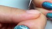 Как накрасить ногти гель-лаком ровно встык ? Комбинированный маникюр masura basik e.mi bluesky