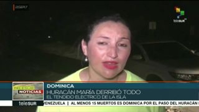 Dominica:se requieren helicópteros para llevar la ayuda a la población