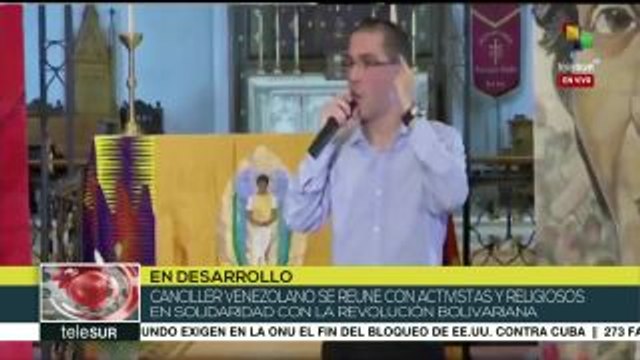 Arreaza: Nosotros no creemos en la guerra, invasiones e imposiciones