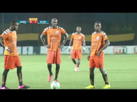 20ème journée de la ligue 1 ASEC Mimosas - Fc San Pedro première mi-temps 2