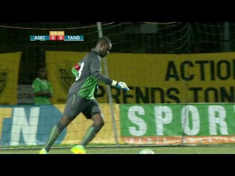 19e journée ligue 1 ASEC Mimosas AS Tanda seconde mi temps