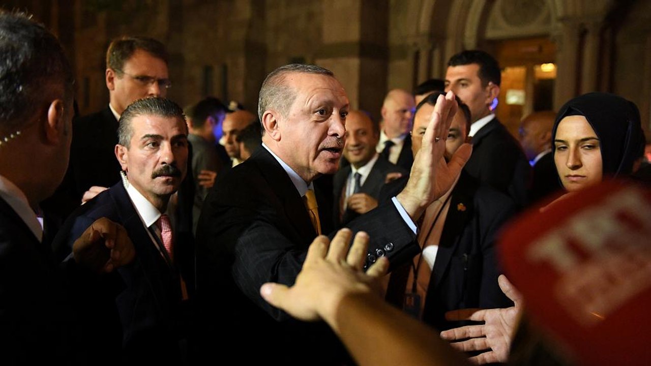 Erneut Prügel bei Erdogan-Rede in den USA