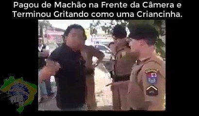 Pagou de Machão na Frente da Câmera e Terminou Gritando como uma Criancinha.