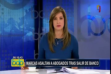 Trujillo: ‘marcas asaltan a abogados tras salir del banco