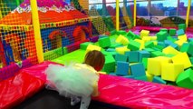 Learn Colors with Indoor Playground Family Fun Play Area for kids playing Song for Kids