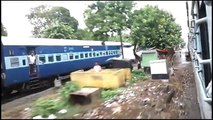 Chambal express& HWH Kalka Mail parallel action- wap4 kicks off wap7