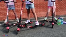 YFliker Lift Scooter vs Giant Gazillion Bubbles - Kids Fun Activity - Bubble Playtime Summer Fun