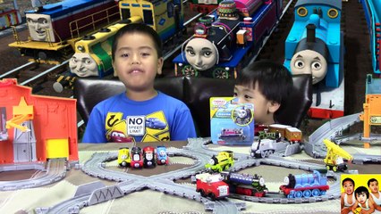 THOMAS AND FRIENDS THE GREAT RACE ASHIMA Indian Engine | Take N Play KIDS PLAYING TOY TRAINS