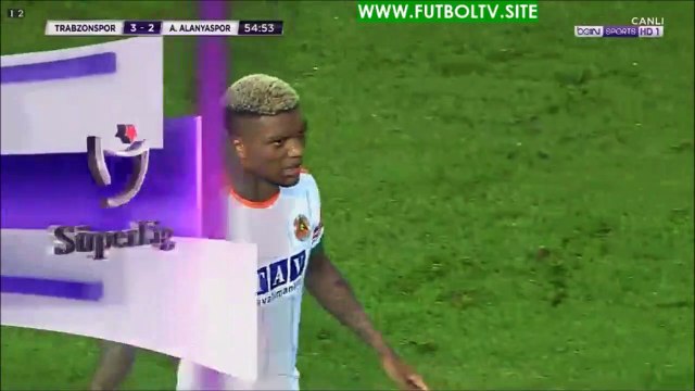 3-2 Júnior Fernándes Goal Turkey Süper Lig - 22.09.2017 Trabzonspor 3-2 Alanyaspor
