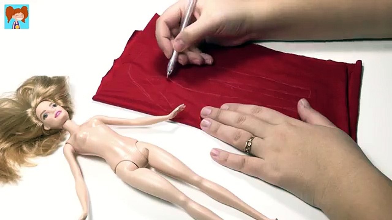 Barbie Yılbaşı Kostümü Yapımı Kendin Yap Barbie Bebek Kıyafetleri Oyuncak Yap