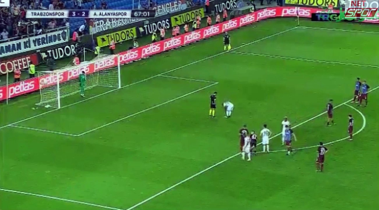 trabzonspor vs alanyaspor 3-4 penalti ani gol wagner love
