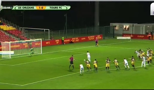 Bryan Bergougnoux Goal HD - Orleans 1-1 Tours - 22.09.2017