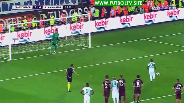 3-4 Vágner Love Penalty Goal Turkey Süper Lig - 22.09.2017 Trabzonspor 3-4 Alanyaspor