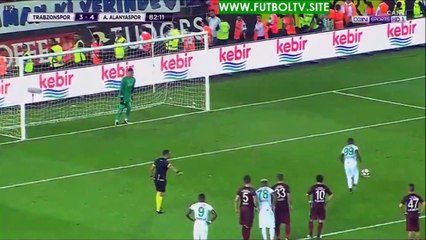 3-4 Vágner Love Penalty Goal Turkey  Süper Lig - 22.09.2017 Trabzonspor 3-4 Alanyaspor