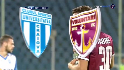 0-1 Alexandru Tudorie Goal Romania  Divizia A - 22.09.2017 CS Univ Craiova 0-1 FC Voluntari