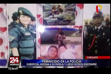 Chiclayo: suboficial asesina a su esposa e intenta suicidarse